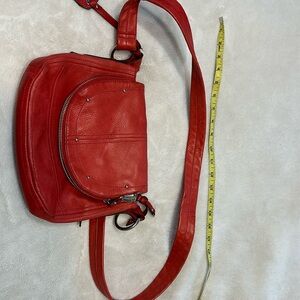 Red Leather B Makowsky bag